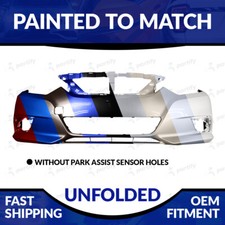 Front Bumper 2016-2018 Nissan Altima Wo Park Sensors Painted To Match Ni1000311