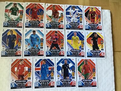 14 International Star  Match Attack 2022  Finals Cards Topps