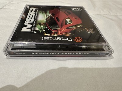 Metropolis Street Racer MSR (Sega Dreamcast, 2000) CIB Complete