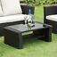 thumbnail 19 - GSD Rattan Garden Furniture 4 Piece Patio Set Table Chairs Grey Black or Brown