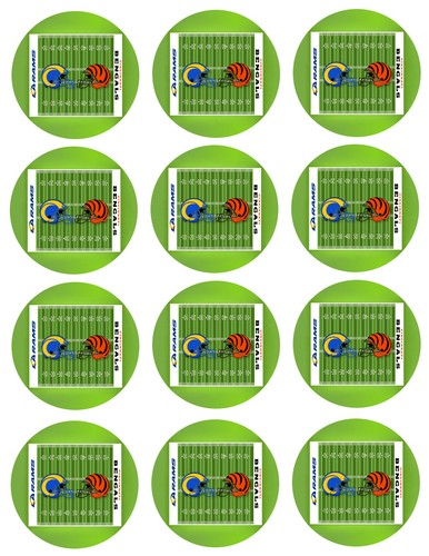 FOOTBALL SUPER BOWL Birthday Image Edible cake topper Design - Picture 4 of 10