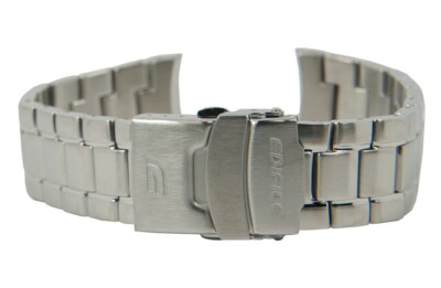 Casio Edifice Uhrenarmband 21mm Edelstahl für EF-521 EF-532