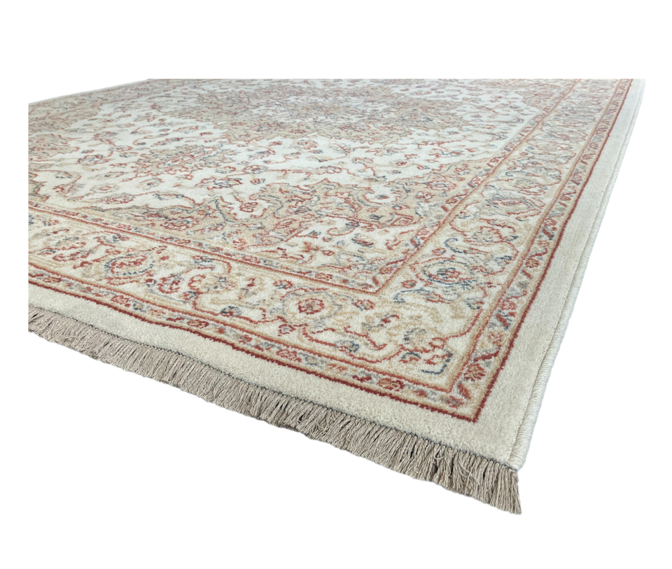 John Lewis Kabir Medallion Star Rug in Ivory L195 x W140cm RRP £450.00 eBay