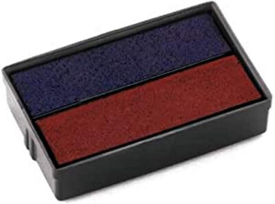 Colop E/10/2 Stamp Pads for S160/L Blue/Red Ref E/10/2 [Pack of 2]