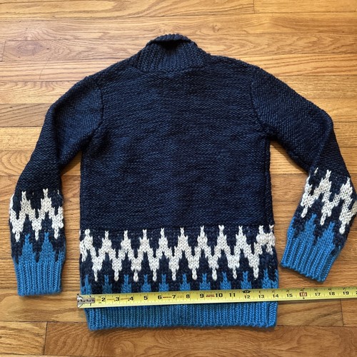 SCOTCH AND SODA SHRUNK Unisex SZ 10 SWEATER CARDIGAN Hand Knitted NEW MSRP $142 - Picture 14 of 15