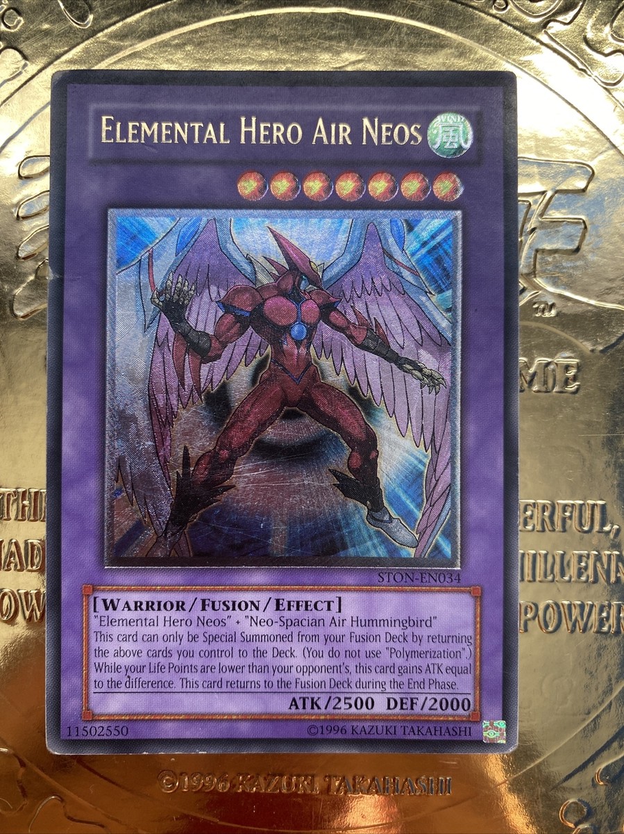 Elemental Hero Air Neos Ultimate Rare Ston-en034 (7) | eBay Elemental Hero Air Neos Ultimate Rare Ston-en034 (7) | eBay