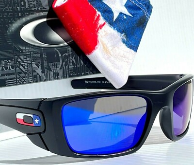 Oakley サングラス ネイビー ブルーレンズ NEW Oakley Fuel Cell TEXAS FLAG POLARIZED Galaxy Blue Sunglass