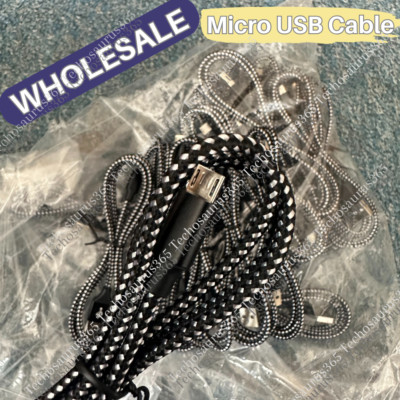  Micro USB Fast Charging Cable 3/6FT For LG Motorola Samsung Android Phones Lot
