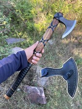 Custom Handmade Hand Forged Ragnar Lothbrok Viking Axe Battle Hatchet Bearded Ax