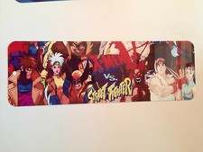the X-Men vs Street Fighter Marquee 4x12 Metal Wall Sign