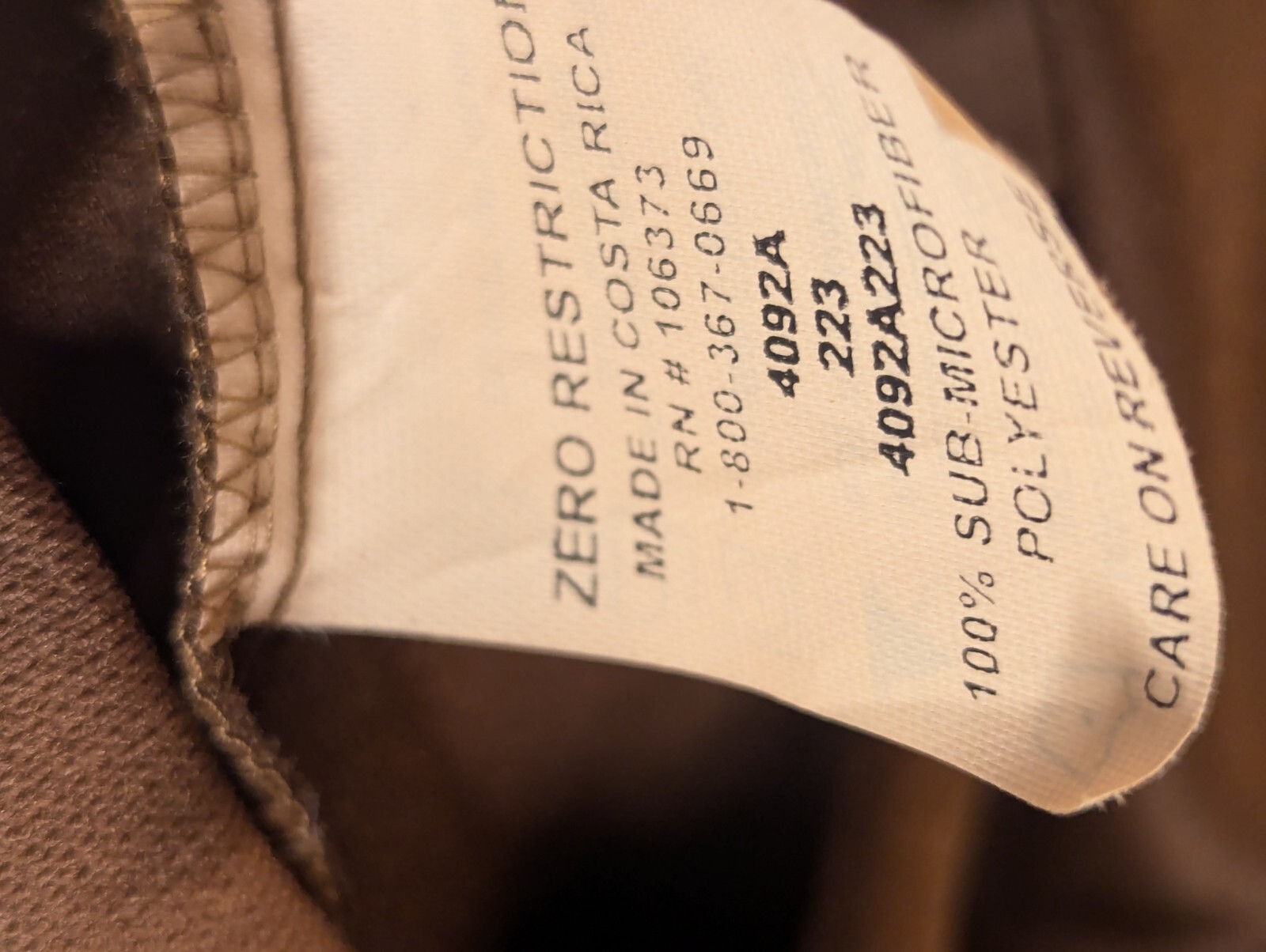 Zero Restriction MicroSuede Snap Pullover Golf Co… - image 10