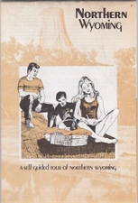 1980's Northern Wyoming Self Guided Tour Map Brochure