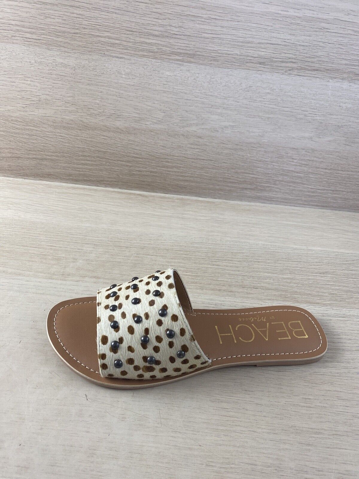 Beach by Matisse SALTY Studded Cow Hair Open Toe … - image 2