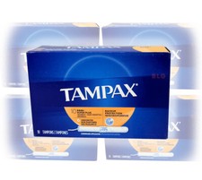 Tampax Tampons SUPER PLUS Absorbency Unscented Feminine Care Protection Tampones