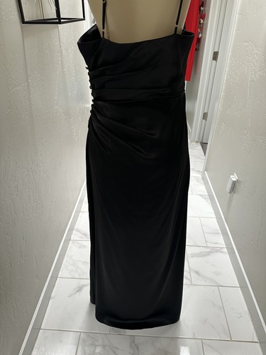 Galina Signature Black Gown Dress Size 12 - Picture 4 of 8
