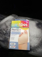 Fabric Metatarsal Sleeve with Gel Cushion, 1 Pair, Beige   