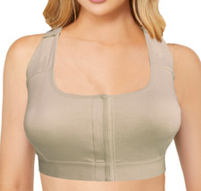 Post Surgery Recovery Bra for Mastectomy- Front Closure, Adjustable Straps