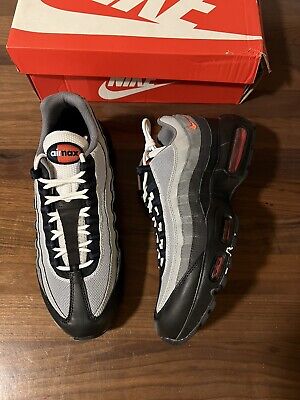 Nike Men's Air Max 95 DM0011-007 Track Red/Smoke Grey Men's Nike Men's Air Max 95 DM0011-007 Track Red/Smoke Grey Men's