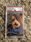 Khabib Nurmagomedov Signed Autograph 2018 Topps UFC Chrome Tier One PSA/DNA