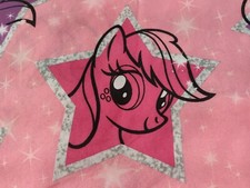   MY LITTLE PONY Super Stars Twin Size FLAT Bed Sheet Hasbro 2014