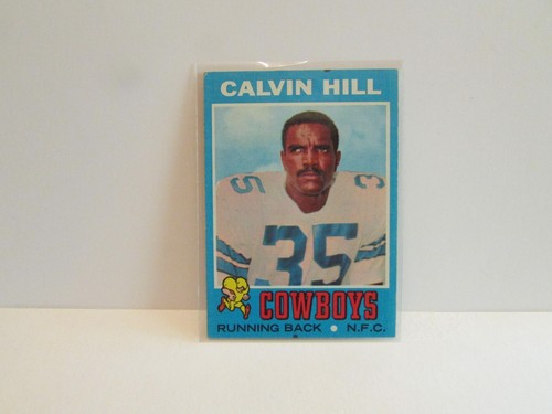 Calvin Hill #217 1971 Topps card