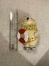 1980’s Paper Mache Koala Beach Ornament