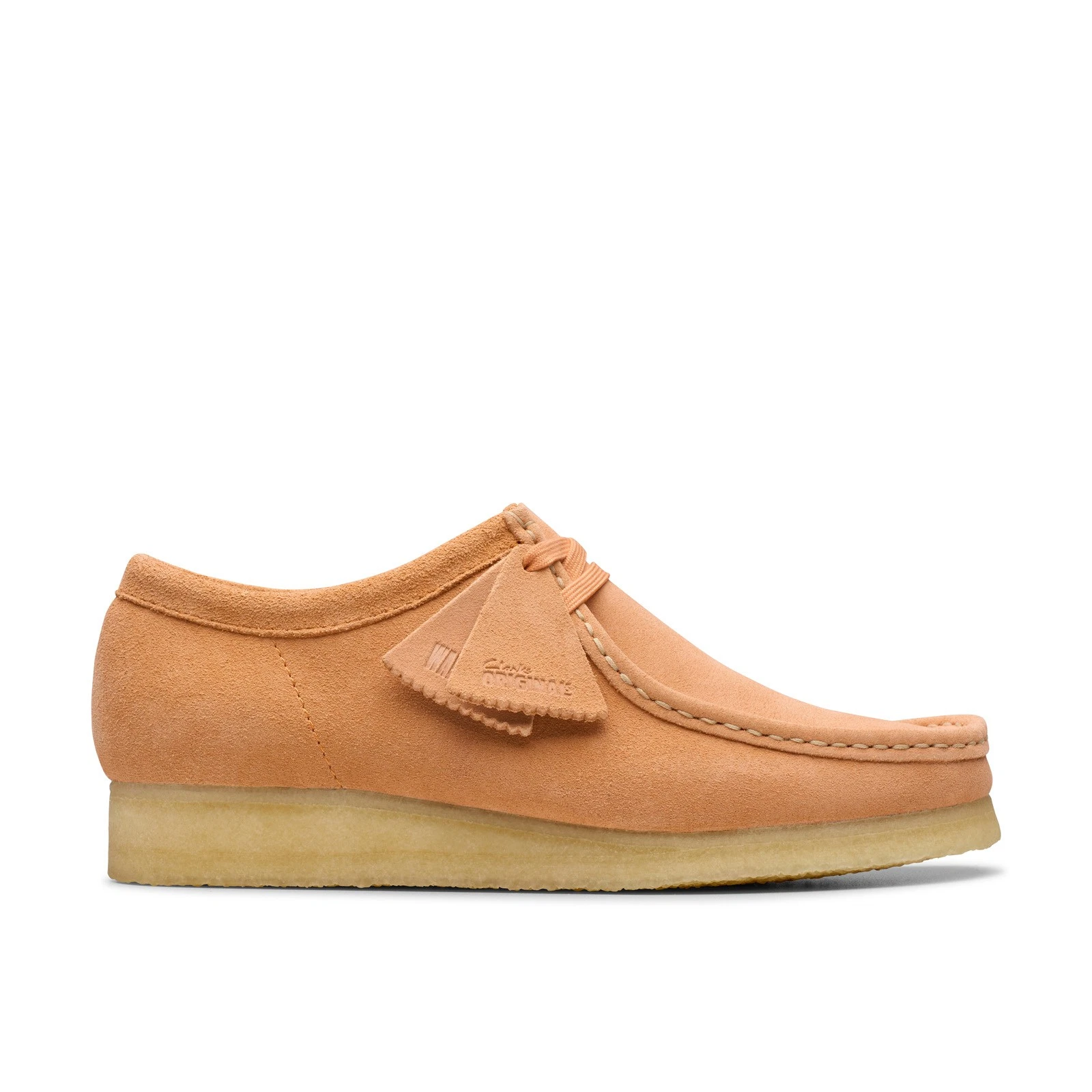 Scarpe casual Clarks Wallabee 26181402 da uomo arancioni Oxford e stringate