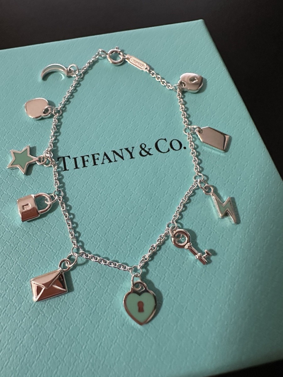 Tiffany & Co. Sterling Silver Love Notes Dangle Mini Charm