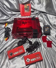 Custom Nintendo Nes Game Console Custom Red Acrylic Case New Pin 852 In 1 Game Custom Nintendo Nes Game Console Custom Red Acrylic Case New Pin 852 In 1 Game