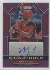 2023 Panini Prizm Signatures Purple Prizm /99 Hao-Yu Lee #SIG-HL Auto 0h29