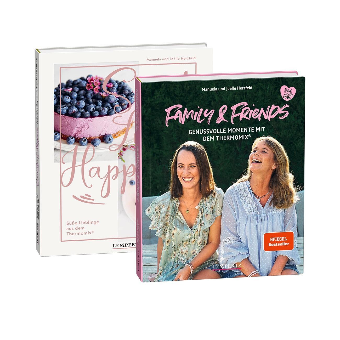 Die besten Glücksrezepte, Bundle Food with Love Herzfeld, Manuela / Herzfeld,