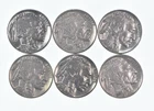 1930-1937 XF/AU Better Condition: Great Detail in Buffalo Horn 6 Coin Lot *896