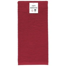 Now Designs Ripple Dishtowel, Carmine Red (197475)