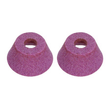 2pcs 2-inch Flaring Cup Grinding Wheel 80 Grit Pink Aluminum Oxide Tool