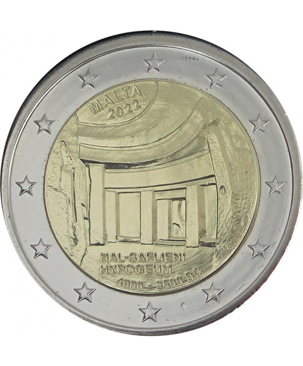 Malte 2 Euro Malte - Hypogée de Hal Saflieni - 2022