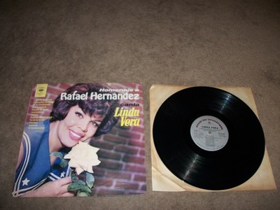 HOMENAJE A RAFAEL HERNANDEZ CANTA LINDA VERA  1982 MEXICAN LP - EX VINYL