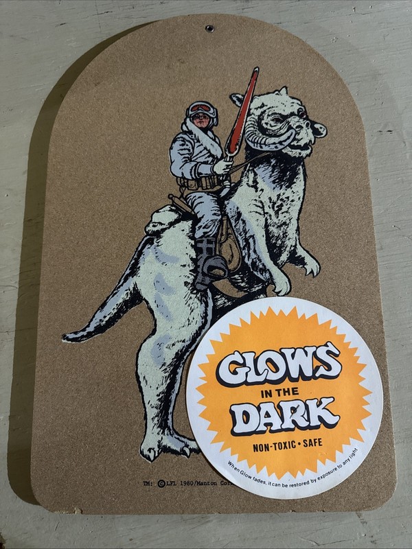 Star Wars Tauntaun 14” Decorative Corkboard Bulletin 1980 Manton Cork Board Z5