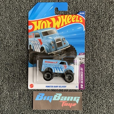 Hot Wheels Monster Dairy Delivery Blue #133 Mainline 2025 Case L