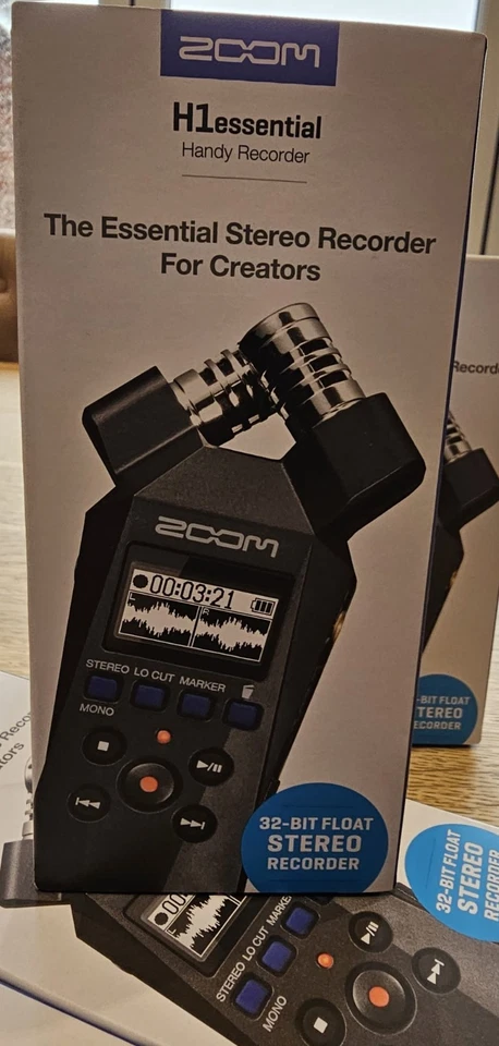 Zoom H1ESSENTIAL 32-Bit Float Stereo Handy Recorder - Image 4 of 4