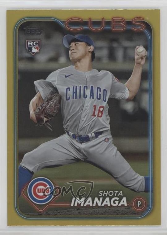 2024 Topps Series 2 Gold Foil Shota Imanaga #442 Rookie RC 11qd