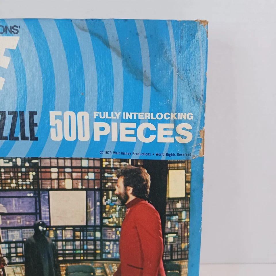 Rompecabezas vintage de Walt Disney The Black Hole 1979 Maximillian & Dr. Reinhardt sellado Foto 2 de 4