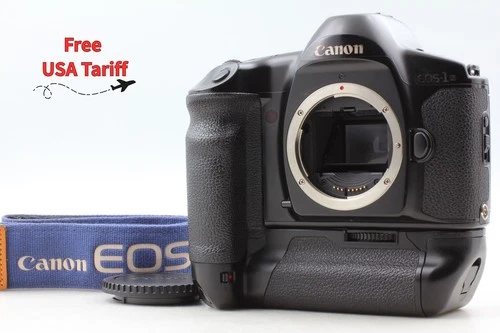 [Near MINT w / Strap] Canon EOS-1N HS 35mm SLR Film Camera Body PB-E1 From JAPAN