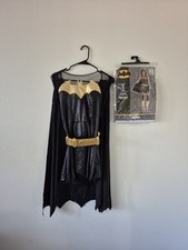 DC Batgirl Adult XL 8-Piece Costume Set w/ Cape Black/Gold Polyester 528