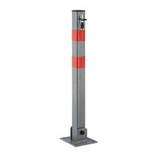 Barrier post Parking Bollard Vehicle Blocker 4 kg Steel Foldable Barrier