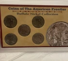 Buffalo Nickel Collection "Coins of The American Frontier Series"  Sealed Case