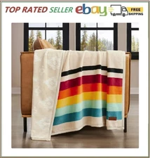Pendleton Reversible Plush Throw (Select Design) FAST SHIPPING