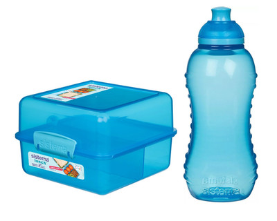Sistema Lunch- und Trinkset   1,4L Lunch Cube + 330ml Twist 'N' Sip Squeeze Bott