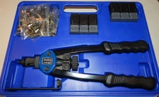 Astro Pneumatic Nut Thread Hand Riveting Tool Kit w/ Case Rivet Nut Model # 1442