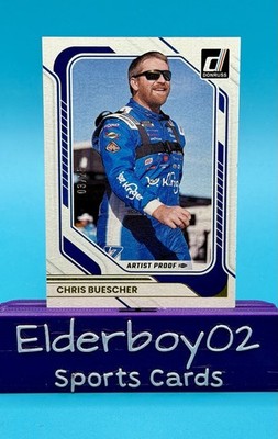 Chris Buescher /25 Artist Proof 2026 Panini Donruss Racing Nascar Ford