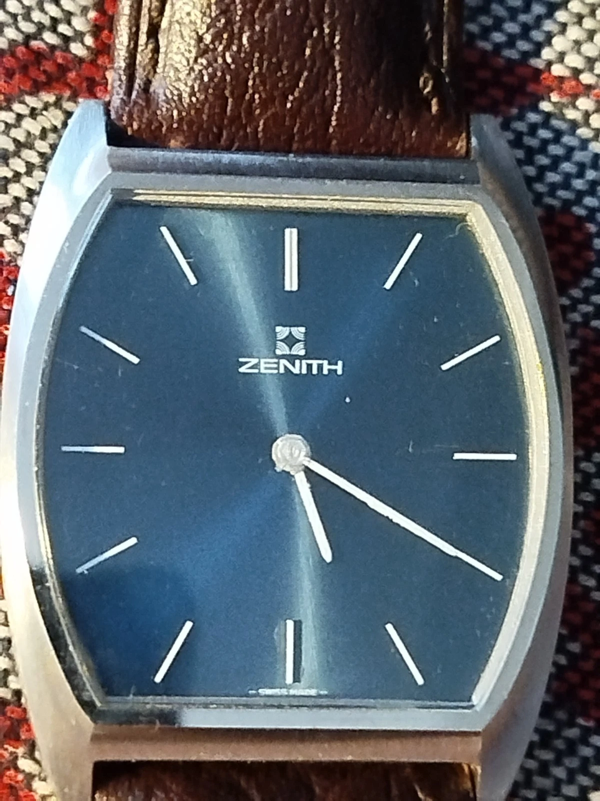 Zenith — ​ZENITH Vintage Blue Soleil Ref. 01.0650.172 - MINT Condition - Manual Wind